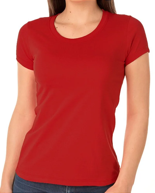 Camiseta Feminina - Vermelho - P